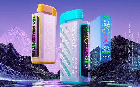 Vozol Gear 20000 vape, tropical drink, ice smoothie, outdoor refreshment, summer heat, sun emoji, cocktail emoji - Vozol Gear Power 20000 - Black Coral