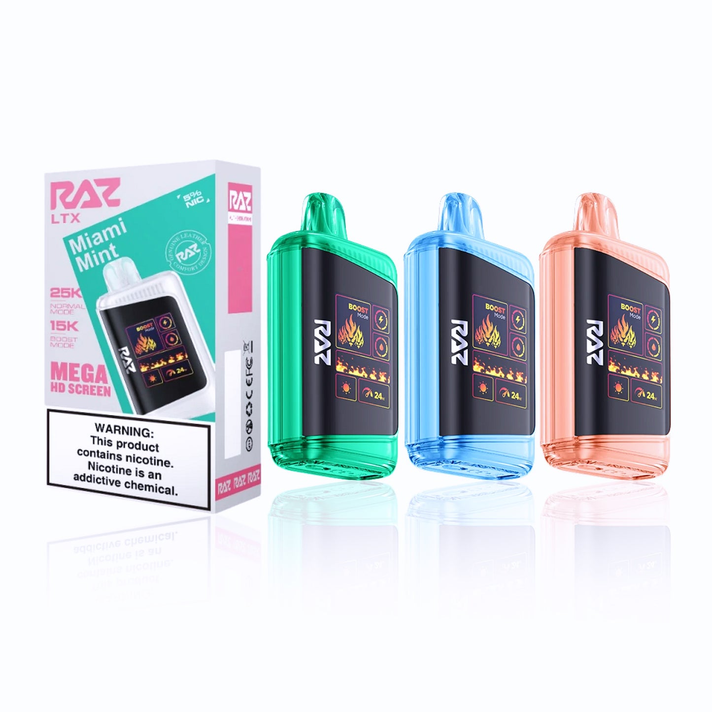 3X Value Pack Raz LTX 25K - Black Coral