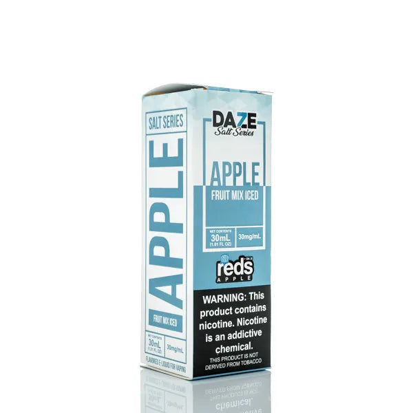7 Daze TFN Salt Series - Reds Apple eJuice - Fruit Mix Iced - 30ml - Black Coral