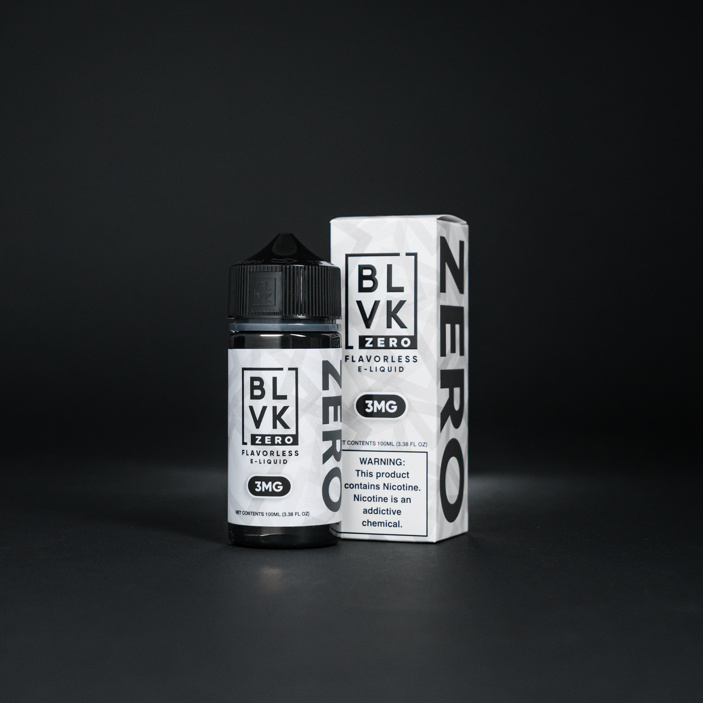 Flavorless BLVK ZERO 100mL - Black Coral