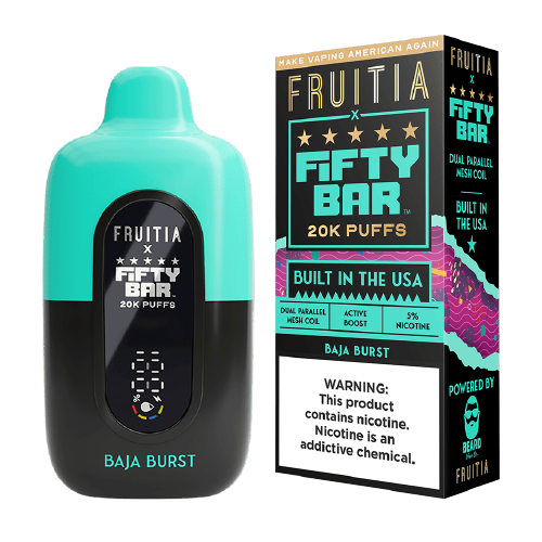 Baja Burst Fruitia x Fifty Bar 20K - Black Coral