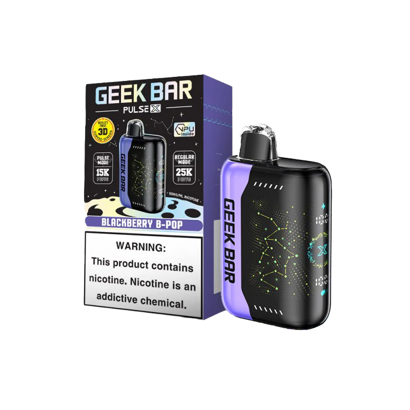 Blackberry B-Pop(B-Burst) Geek Bar Pulse X 25000 - Black Coral