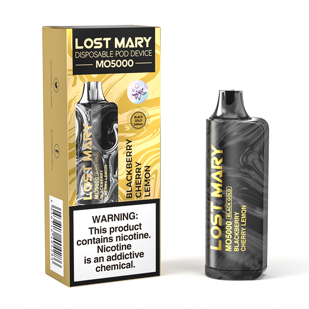 Blackberry Cherry Lemon Lost Mary MO5000 - Black Coral