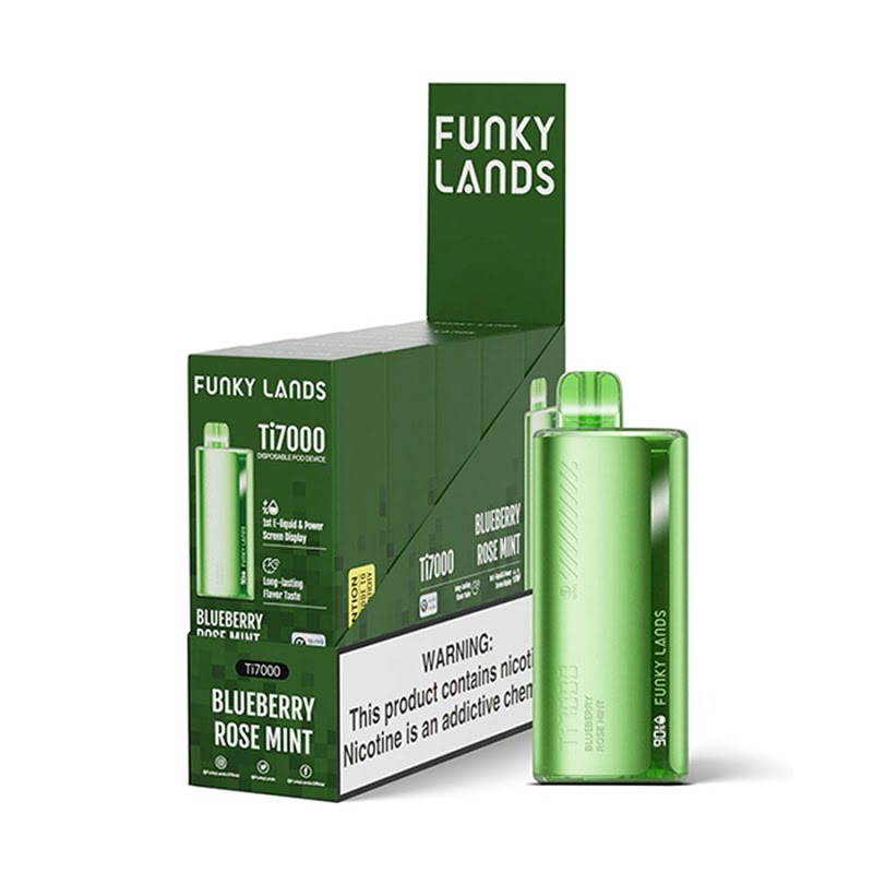 Blueberry Rose Mint Funky Lands Ti7000 - Black Coral
