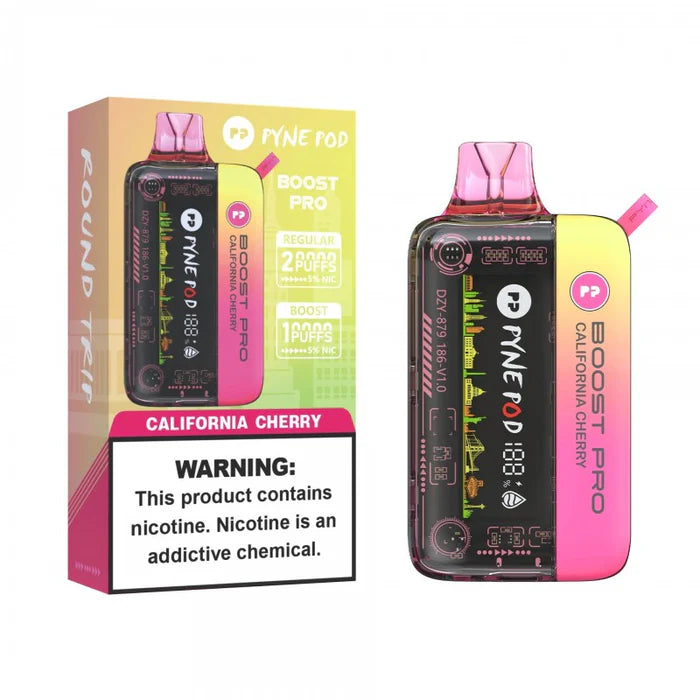 California Cherry Pyne Pod Boost Pro 20000 - Black Coral