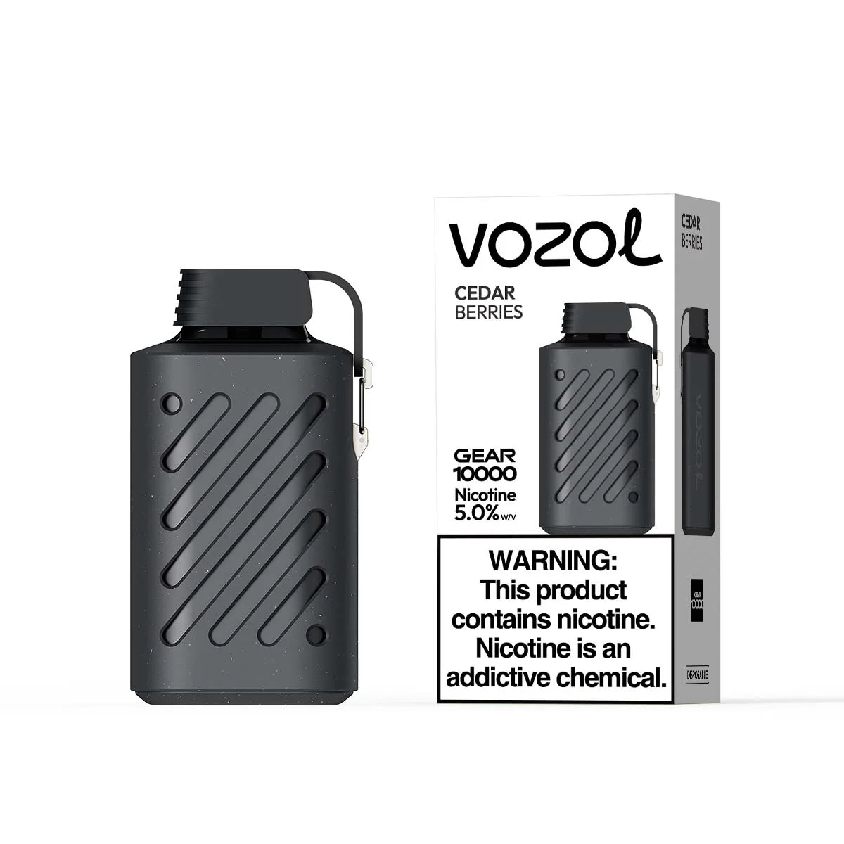 Cedar Berries Vozol Gear 10000 - Black Coral