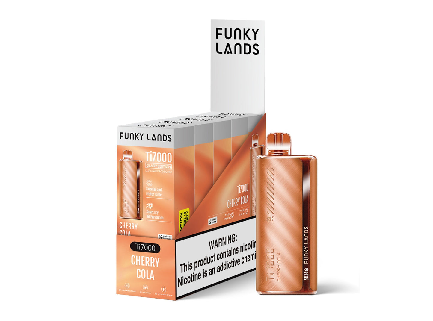 Cherry Cola Funky Lands Ti7000 - Black Coral