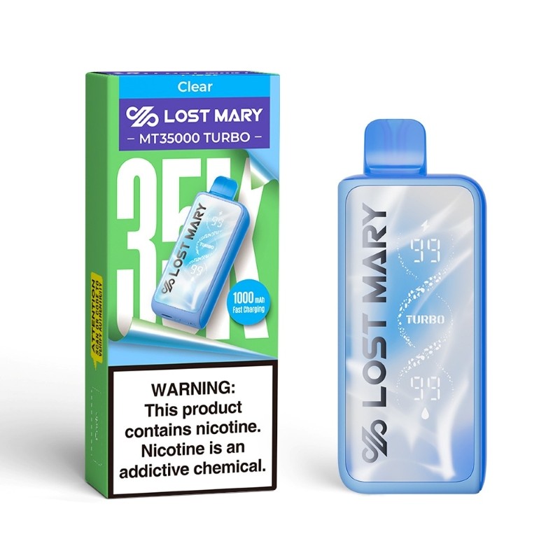 Clear Lost Mary MT35000 Turbo