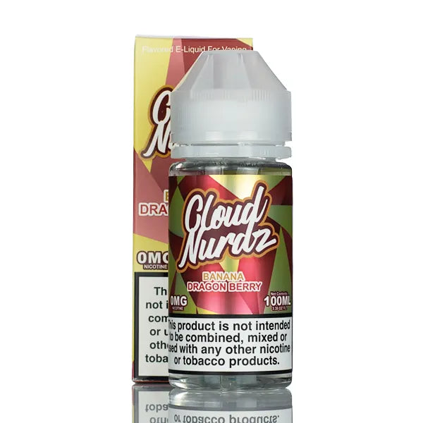Cloud Nurdz E-Liquid - No Nicotine Vape Juice - 100ml - Black Coral