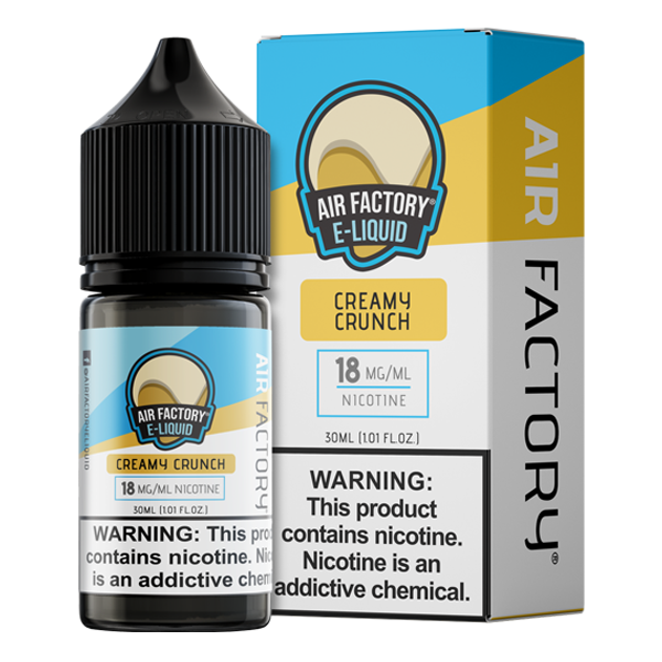 Creamy Crunch Air Factory Salt - 30ml - Black Coral