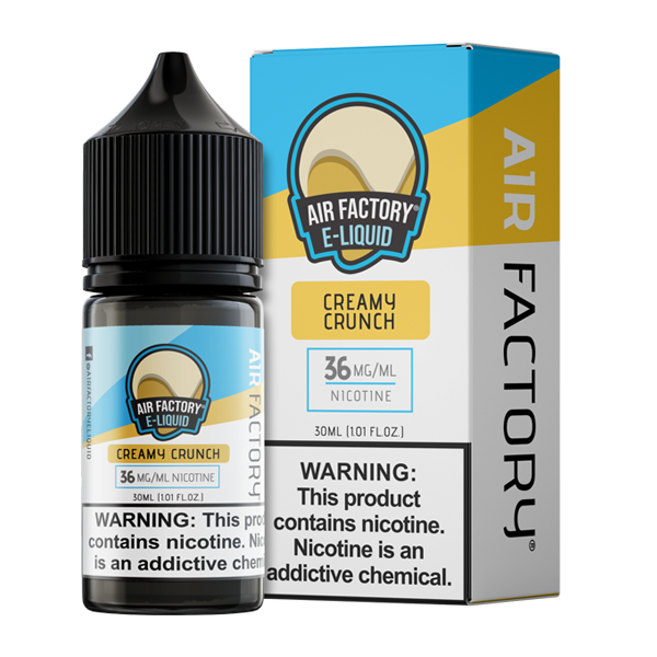 Creamy Crunch Air Factory Salt - 30ml - Black Coral