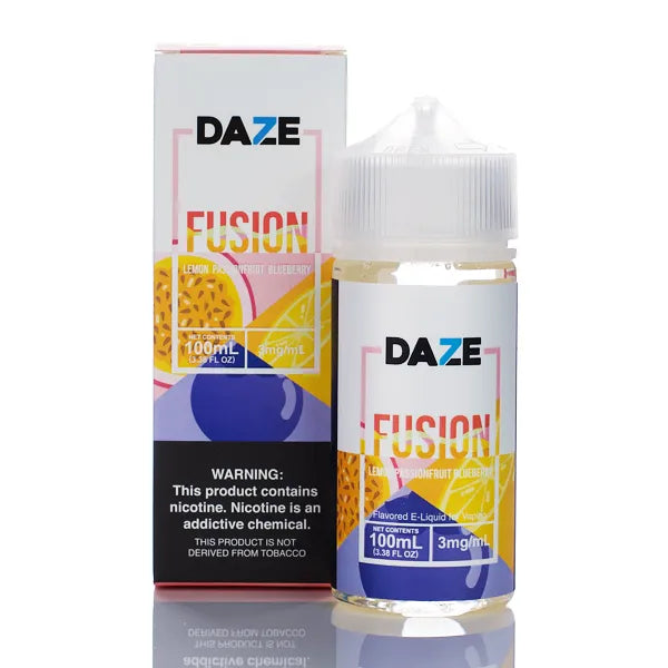 7 Daze Fusion TFN - Lemon Passionfruit Blueberry - 100ml - Black Coral