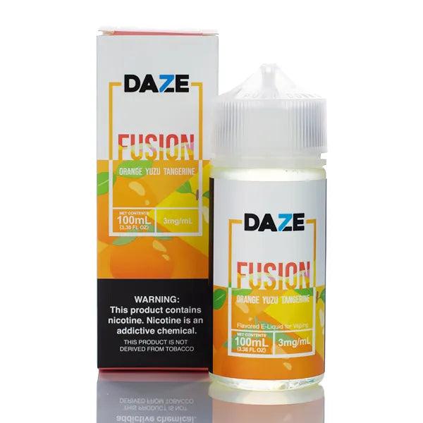7 Daze Fusion TFN - Orange Yuzu Tangerine - 100ml - Black Coral