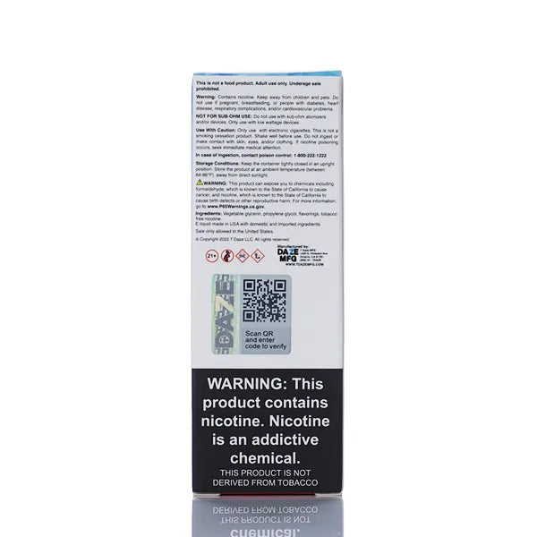 7 Daze Fusion TFN Salt - Pineapple Coconut Banana ICED - 30ml - Black Coral