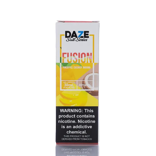 7 Daze Fusion TFN Salt - Pineapple Coconut Banana - 30ml - Black Coral