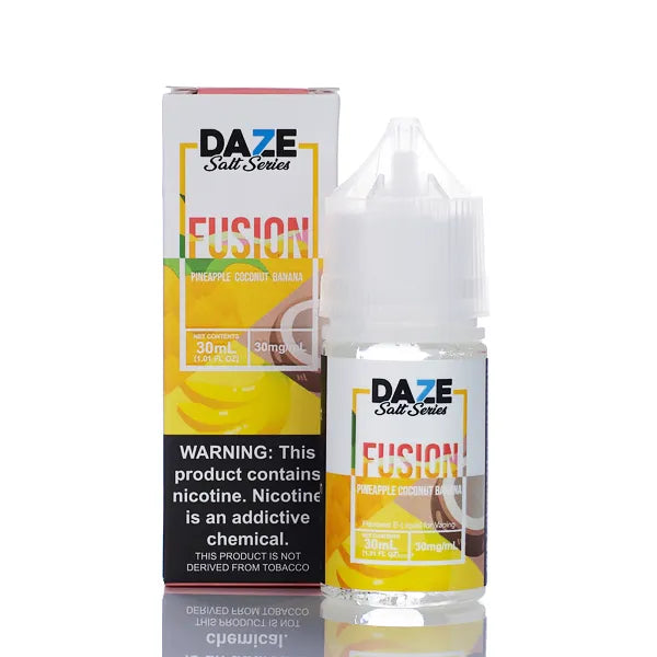 7 Daze Fusion TFN Salt - Pineapple Coconut Banana - 30ml - Black Coral