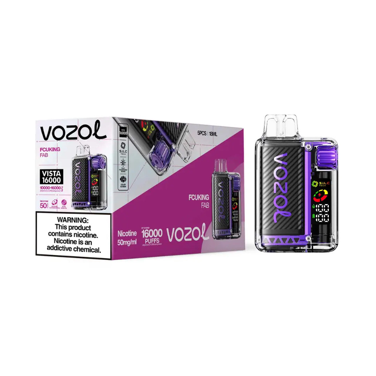 Fcuking FAB Vozol Vista 16000 - Black Coral