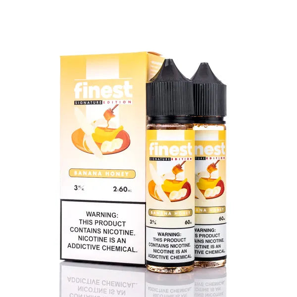 The Finest E-Liquid - Signature Edition - Banana Honey - 120ml - Black Coral