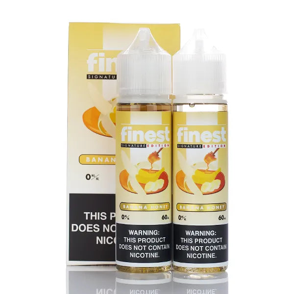 The Finest E-Liquid Signature Edition - No Nicotine Vape Juice - 120ml - Black Coral