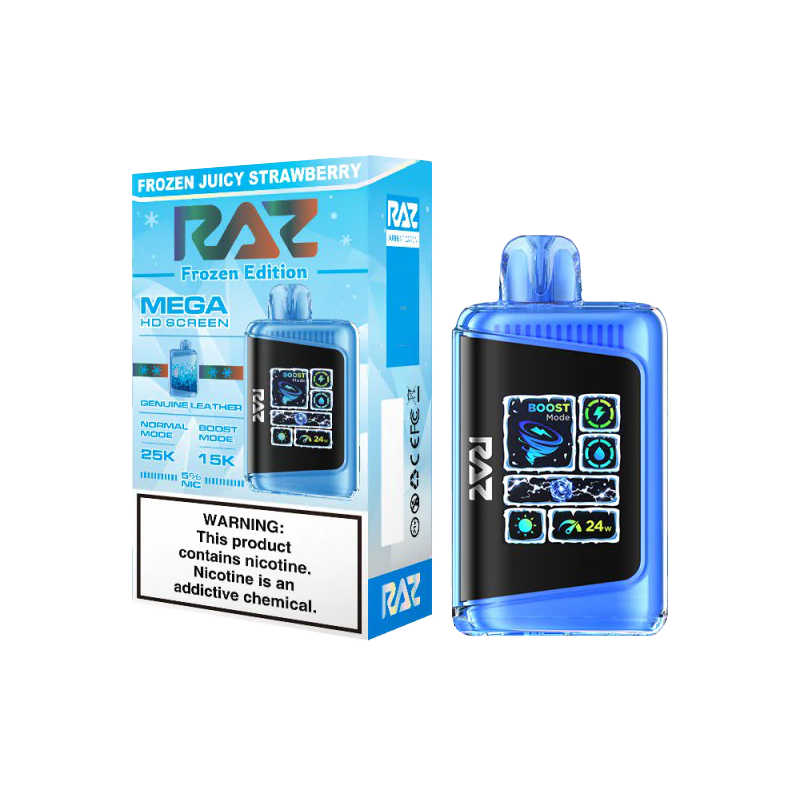 Frozen Juicy Strawberry Raz DC250000 - Black Coral