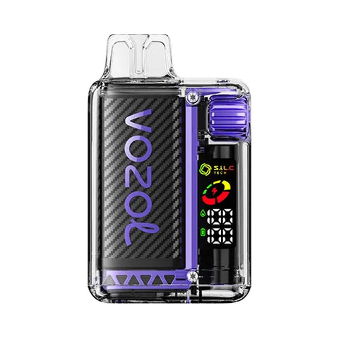 Grape Ice Vozol Vista 16000 Vape - Black Coral