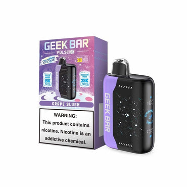 Geek Bar Pulse X 25000 Grape Slush Disposable Cape - Black Coral