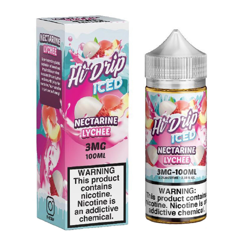 Nectarine Lychee ICED by Hi-Drip 100ml - Black Coral