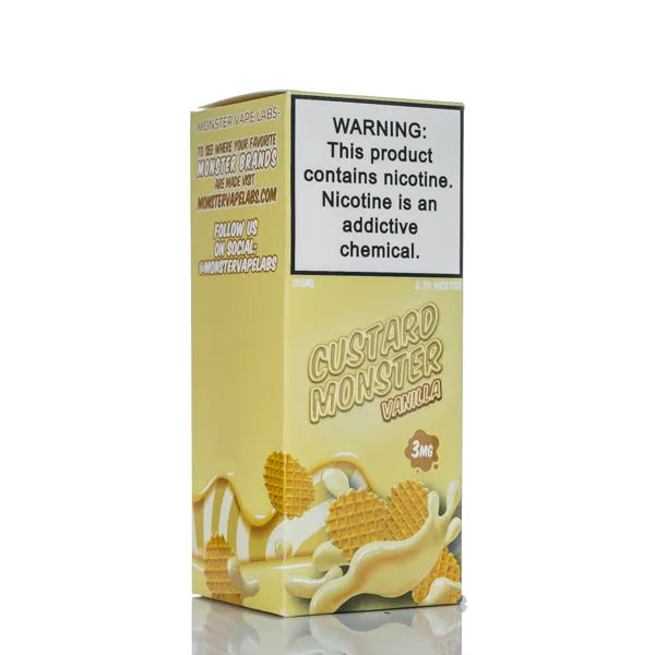 Custard Monster - Vanilla Custard - 100ml - Black Coral