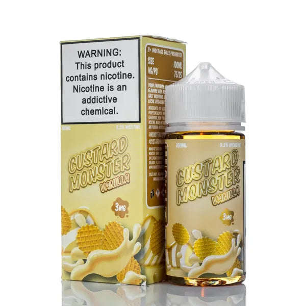 Custard Monster - Vanilla Custard - 100ml - Black Coral