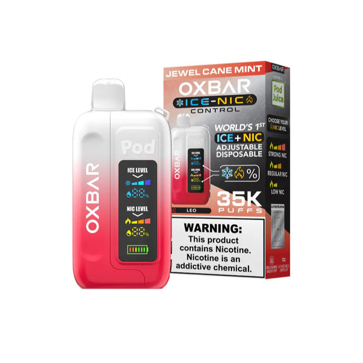 Jewel Cane Mint Oxbar Ice-Nic Control 35K - Black Coral
