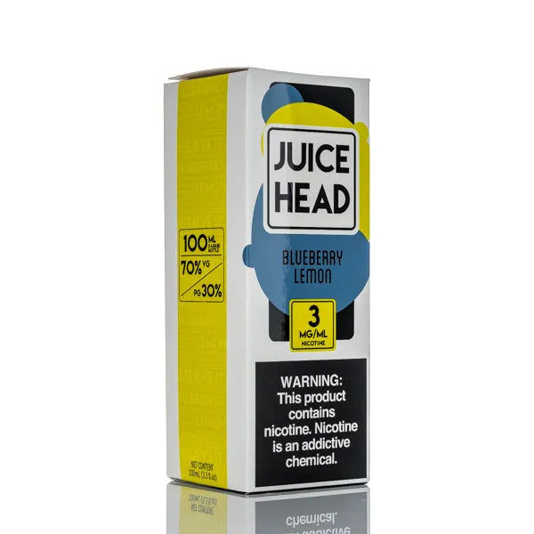 Juice Head E-Liquid - Blueberry Lemon - 100ml - Black Coral
