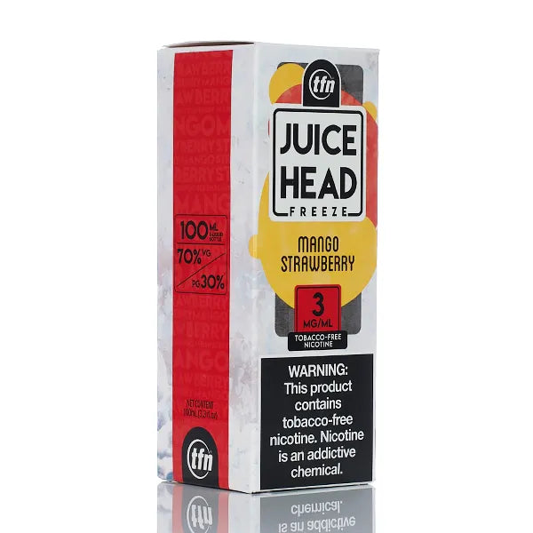 Juice Head TFN E-Liquid - Mango Strawberry - 100ml - Black Coral
