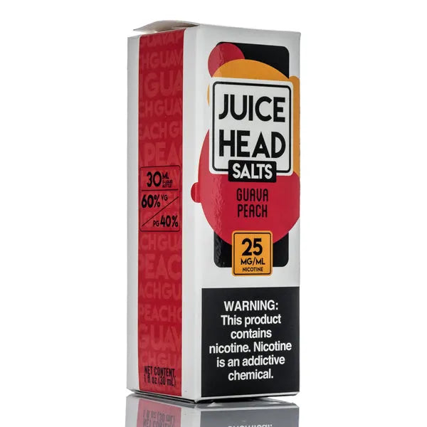 Juice Head Salts - Guava Peach - 30ml - Black Coral