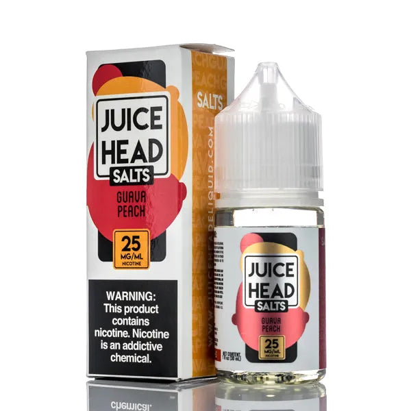 Juice Head Salts - Guava Peach - 30ml - Black Coral