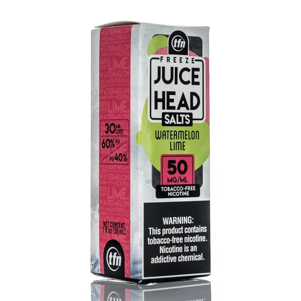 Juice Head TFN Salts - Watermelon Lime Freeze - 30ml - Black Coral