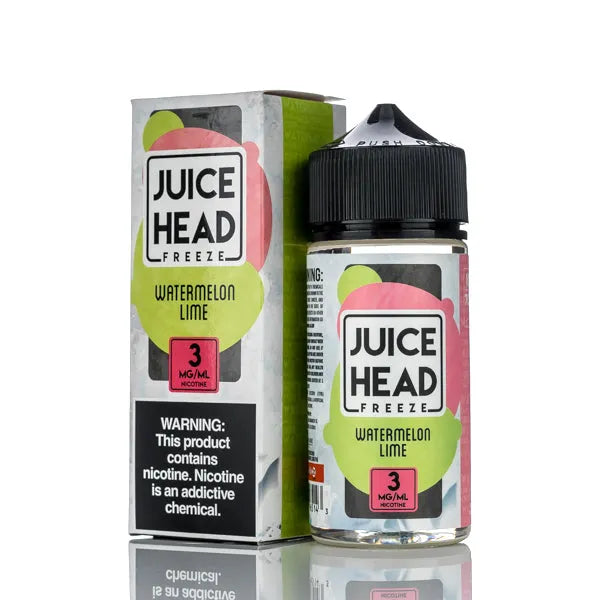 Juice Head Freeze E-Liquid - Watermelon Lime Freeze - 100ml - Black Coral