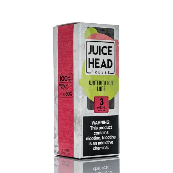 Juice Head Freeze E-Liquid - Watermelon Lime Freeze - 100ml - Black Coral