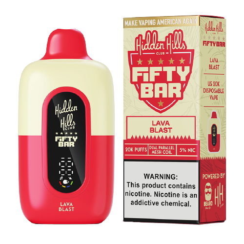 Lava Blast Hidden Hills x Fifty Bar 20K - Black Coral