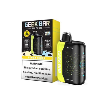 Geek Bar Pulse X 25000 Lemon Heads Disposable Vape - Black Coral