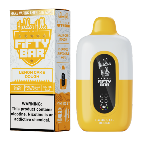 Lemon Cake Dough Hidden Hills x Fifty Bar 20K - Black Coral