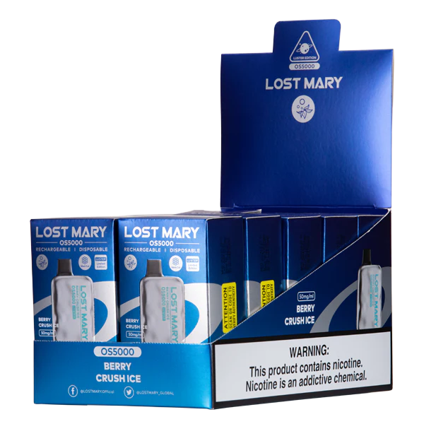 Berry Crush Ice Lost Mary OS5000 Luster - Black Coral