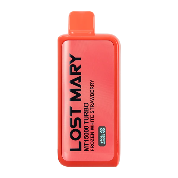 Frozen White Strawberry disposable vape - Lost Mary MT15000 Turbo