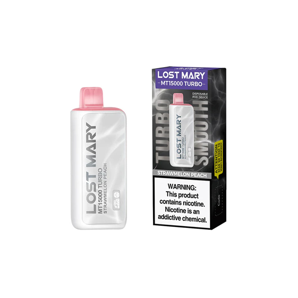 Peach+ Lost Mary MT15000 Turbo - Black Coral