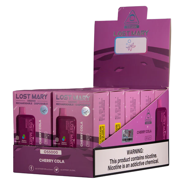 Cherry Cola Lost Mary OS5000 - Black Coral