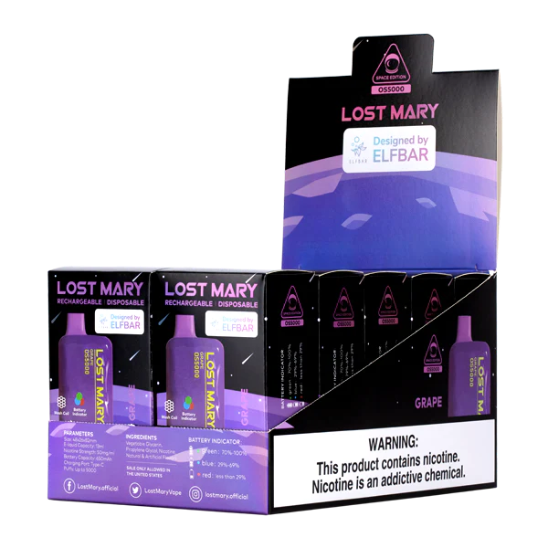 Grape Lost Mary OS5000 - Black Coral