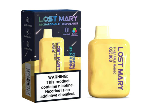 Pineapple Mango Lost Mary OS5000 - Black Coral