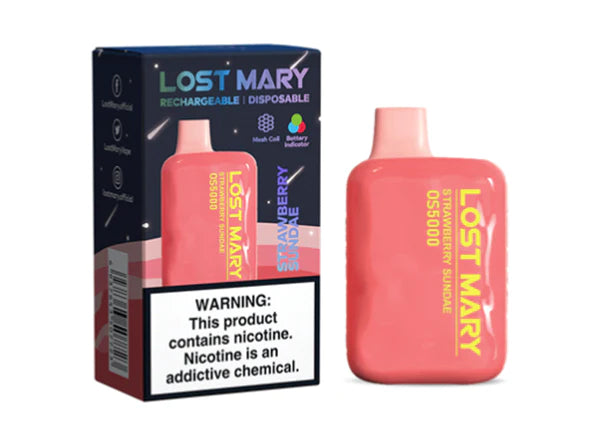 Strawberry Sundae Lost Mary OS5000 - Black Coral