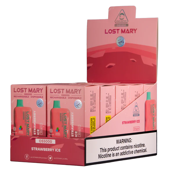 Strawberry Ice Lost Mary OS5000 - Black Coral