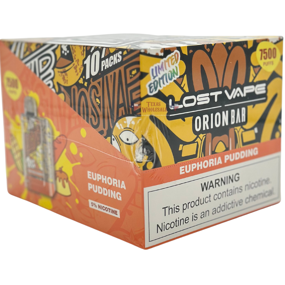 Euphoria Pudding Lost Vape Orion Bar 7500 - Black Coral