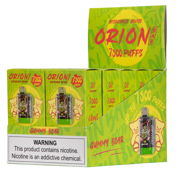 Gummy Bear Lost Vape Orion Bar 7500 - Black Coral